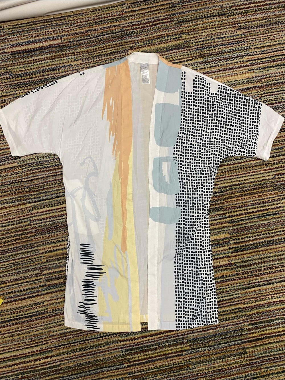 Chico's Abstract tunic - robe - cardigan S/M